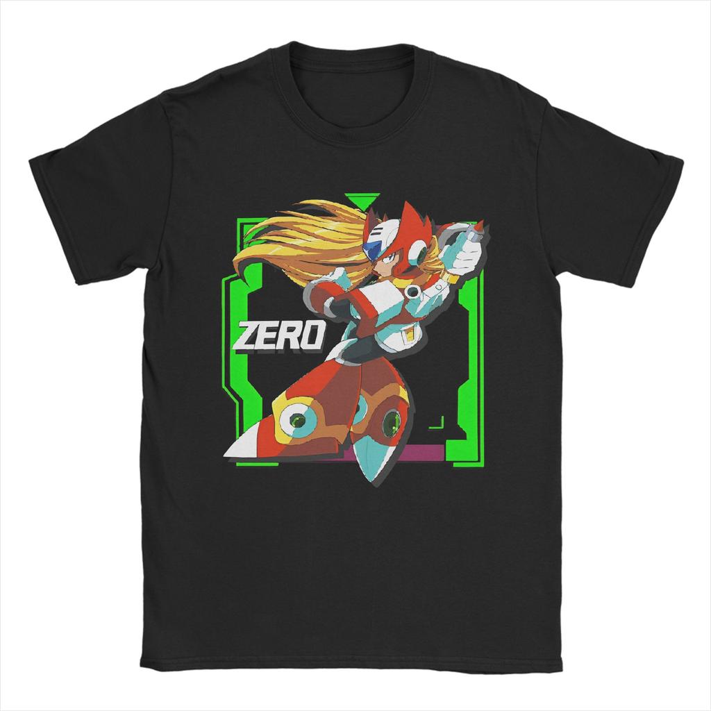 Megaman X to Mega T Shirt Men's Cotton Tops Streetwear O-neck Short Sleeve