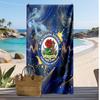 Toalla de Playa con Estampado de Fútbol Blackburn Rovers, Toalla Grande Suave de Secado Rápido para Playa, Camping, Natación