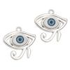 5pcs/lot Alloy Eyes Charms Lucky Heart Sun Eye Pendants For Jewelry Making DIY Earrings Charms Bracelet Necklace Accessories