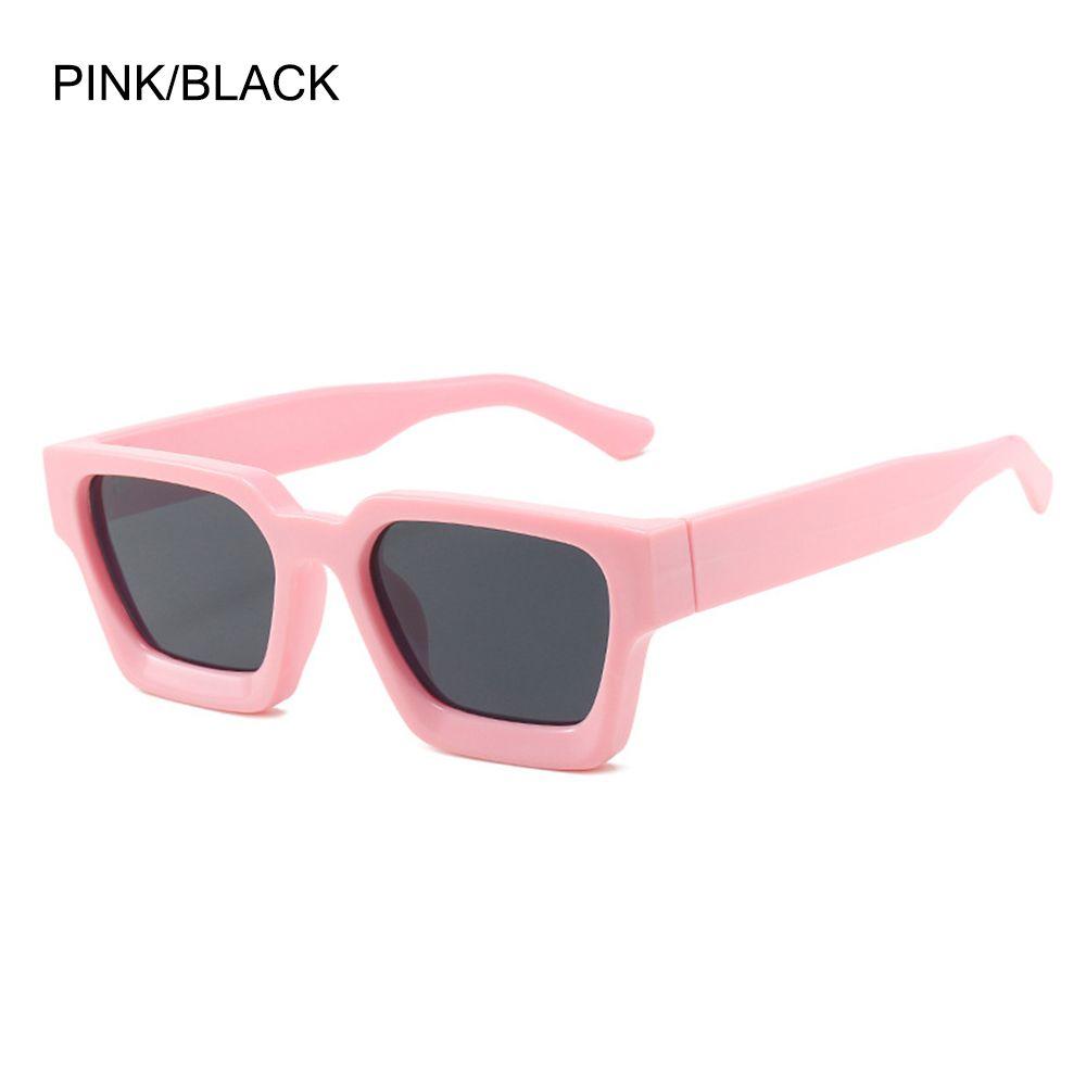 UV400 Protection Thick Square Frame Eyewear Women Sunglasses Shades Retro Sunglasses Ladies Shades