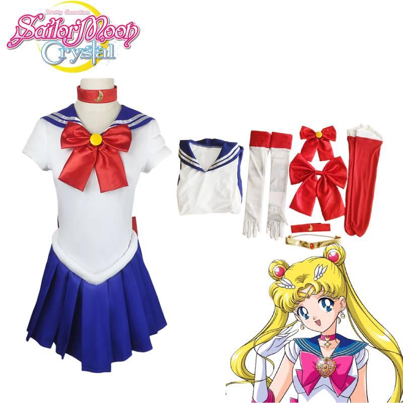 Sailor Moon inspiriertes Kostüm Mond Hase 4. Generation Sailor für Kinder und Erwachsene