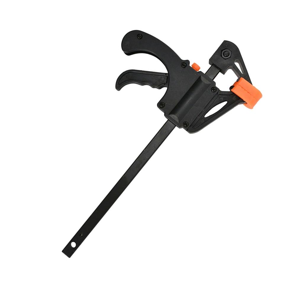 5 st Woodworking Work Bar F Clamp Clip Set Hard Quick Ratchet Loss Clip DIY Snickeri Handverktyg Gadget Träbearbetning Clamp