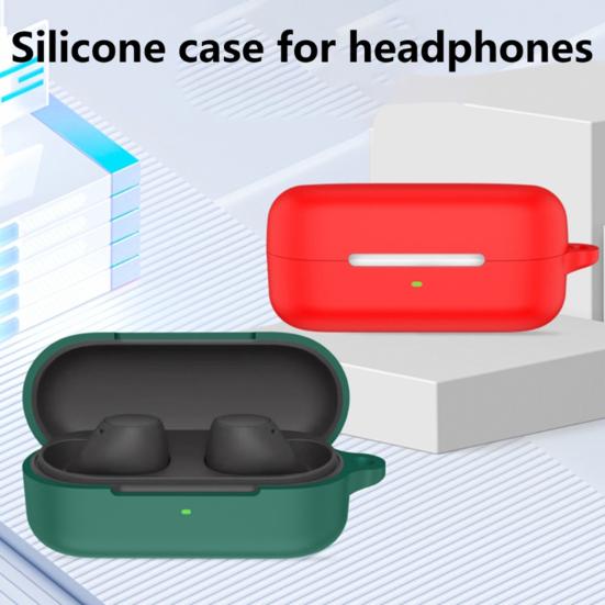 Flexible Earphone Protective Case Impact Resistant Shockproof Snug Fit Non-Slip Grip Protective Cover for Sony WF-C510