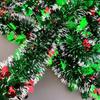 2PCS Reusable 2M Christmas Garland Shiny Tinsel Pendant Prop Tinsel Garland DIY Adjustable Ribbon Garland Party Decor