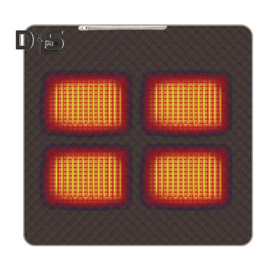 Electric Heating Pad 5V 4 Heating Blocks USB Type-C Powered Heated Cushion Waterproof Cold Protection Outdoor Camping Car Smart Heating Seat