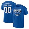 Blue Jays 2025 American League Champions Custom Name & Number TShirt Unisex T-Shirt