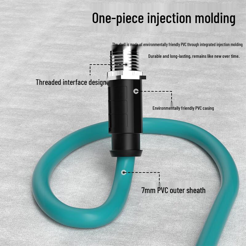 Suhao Industrial M12 To RJ45 Cat6a Shielded Network Cable