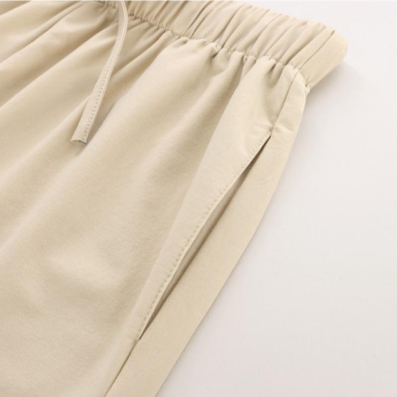 Shop   Women Banding String Span Short Pants Beige Pic Wpt 1535