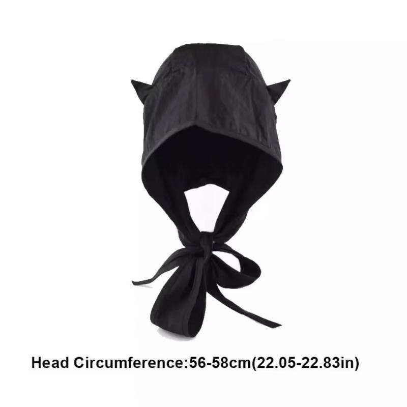 Fashion Summer Sunshade Fisherman Hat With Strap Quick Dry Cute Ear Design Portable Cap for Boys Outdoor Play