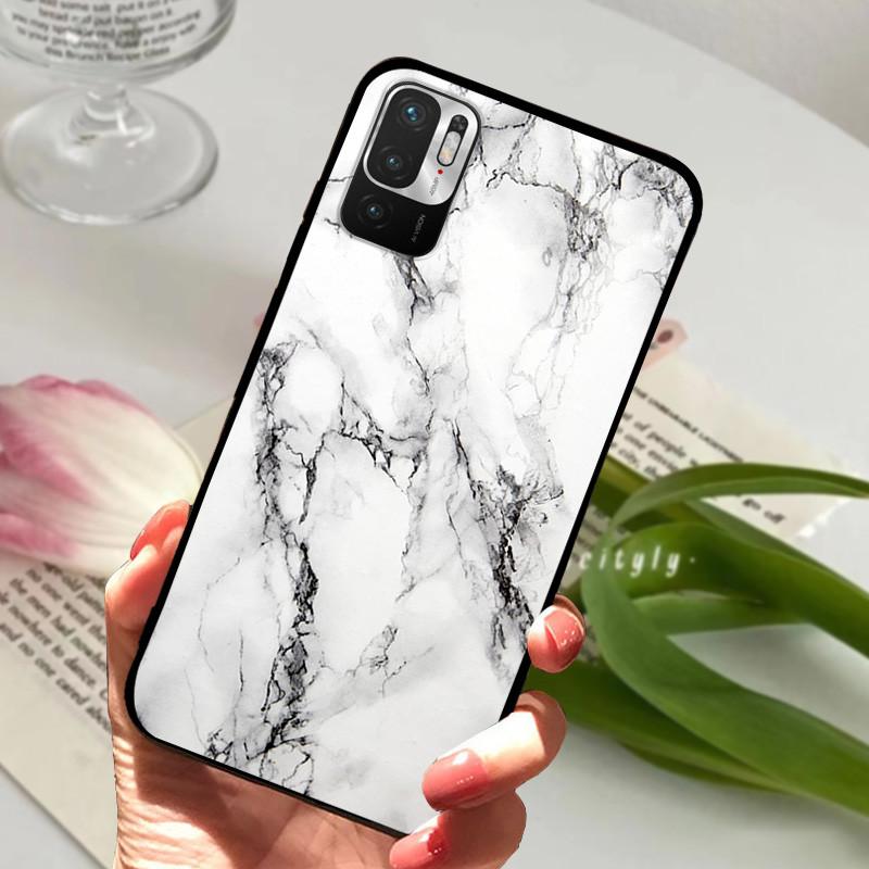 For Redmi Note 10T Case Note10 5G Geometric Design Silicone Soft TPU Back Covers For Xiaomi Redmi Note 10 JE Bumper Funda Capa