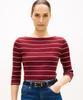 TOMMY HILFIGER Slim Boat Neck Striped T-Shirt (T22G1Tto050Wt30E3)