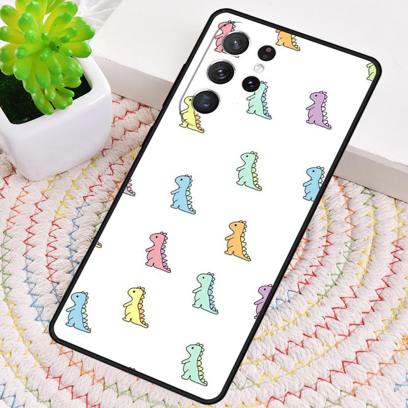 Fun Dinosaur Pattern Dino Phone Case for Samsung Galaxy Note 10 Pro S26 Ultra S23 S24 FE S25 S21 S22 PLUS Shockproof Cove