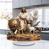2026 New Nativity Jesus Birth Scene Xmas Table Centerpiece Accessory 2D Flat Acrylic For Home Office Decoration Party Ornment