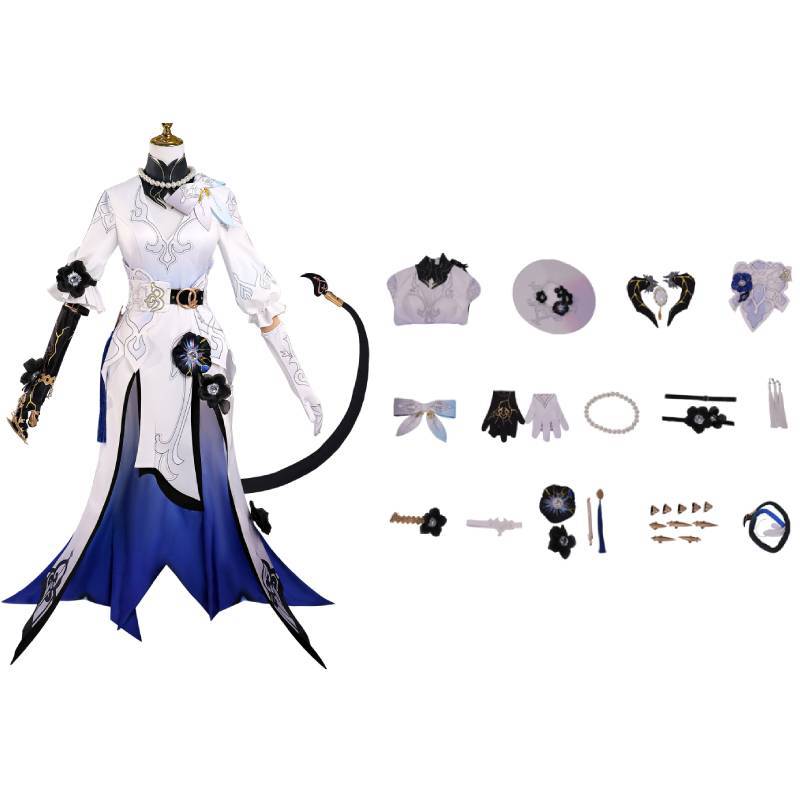Honkai Star Rail Cosplay Costume With Collar For Anime Conventions