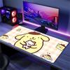 Kuromi and Pom Pom Purin Print  Cushion Non-slip Laptop Tablet Big Mousepad XXL Mat Mini PC Playmat With Lock Edge