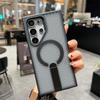 Samsung S25PLUS Magnetic Bracket Phone Case: S24Ultra Honeycomb Heat Dissipation Cover