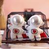 Soft Astronaut Plush Keychain Adorable Short Plush Childrens Backpack Charm Wholesale Factory Supply
