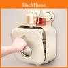 Plastic Suction Bathroom Toilet Paper Holder Wall Mount With Waterproof Design For Home Use