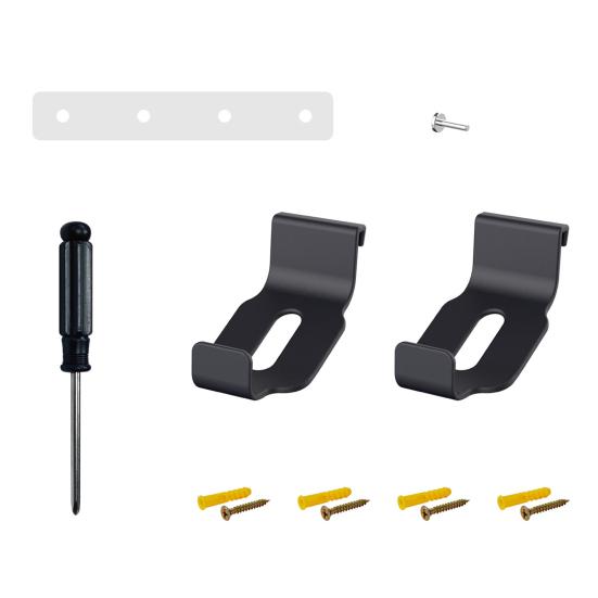 Wall Mount Bracket Stand Base with 2 Controller Mounts for PS5 Slim Digital Disc Editions Slim Efficient