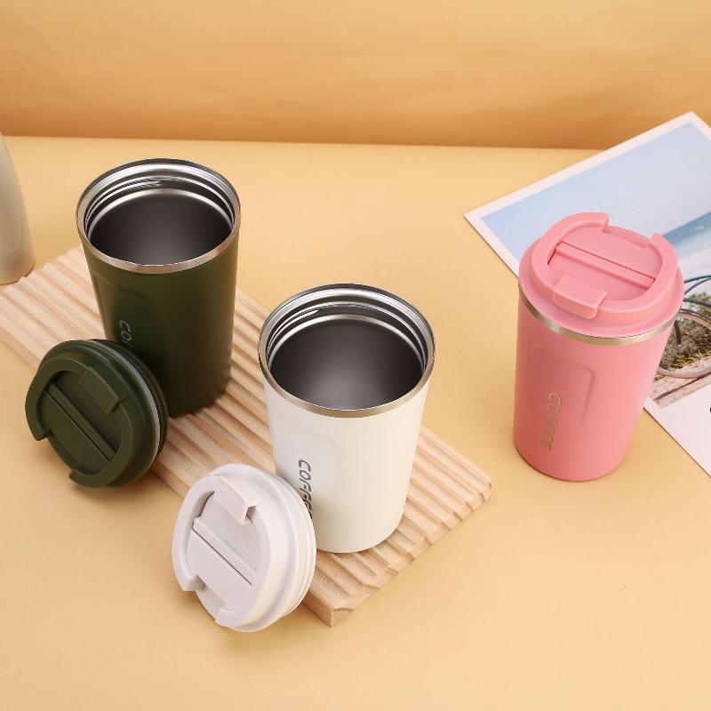 510Ml Stainless Steel Coffee Mug Portable Tumbler Vacuum Flasks Car Thermal Cup Keeps Cold And Heat Thermal Mug Coffee Cup
