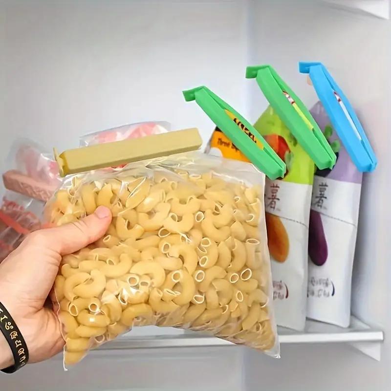 5–30 Stück bunte Verschlussklammern, feuchtigkeitsbeständig, frischhaltende Snackbeutel-Verschlussklammer für Plastiktüten, wiederverwendbares Küchenzubehör