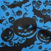 Baumwoll-Flex-Stoff, blau, Halloween-Nähmaterial, bedruckter Stoff, Meterware, 40 Zoll