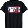 I Stand With America American Flag Men Äòs Women Äôs T Shirt