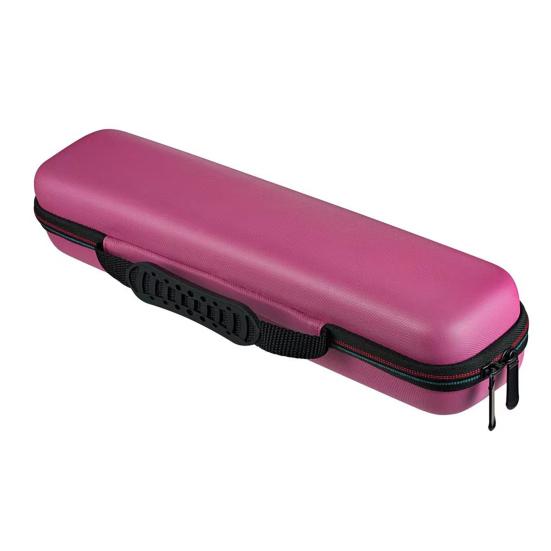 Recorder Instrument Case Zipper Closure Shockproof Impact Resistant Straightener Storage Bag