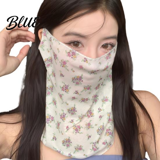 UV Protection Face Mask Women Neck Sun Mask  Cotton Dot Print Blocking Scarf Cover  Foldable Gaiter for Driving Cycling Camping Outdoor Travel