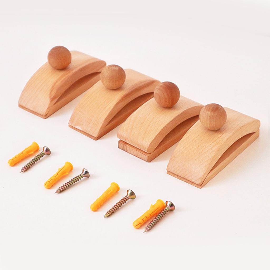 Wood Tapestry Clip Multifunctional Space Saving Wall Mounted Wooden Clip for Quilt Blanket Poster
