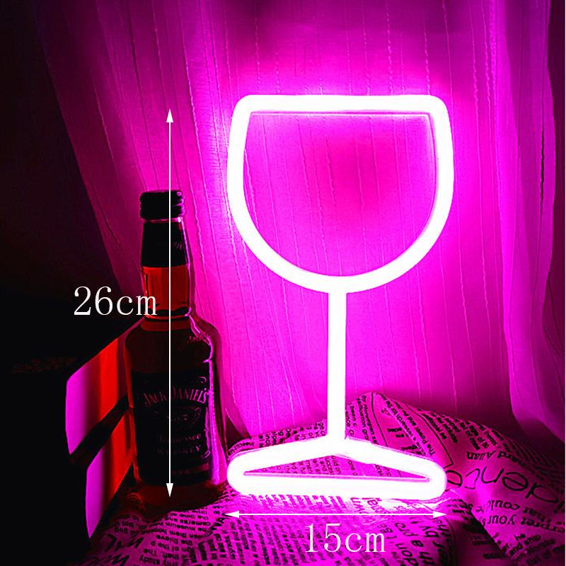 LED Bar Open Neon Signs Lights For Pub Bar Bedroom Wall Hanging Atmosphere Lamp Battery USB  Home Christmas Party Room Decor