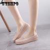 Women's Summer Sandals Flat Work Shoes Nurse Shoes Baotou Soft Bottom Hole Shoes Mother Shoes Non-slip Beach Shoes Peas Shoes