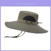 Summer Mens Wide Brim Fisherman Hat With Sun Protection For Outdoor Activities And Travel