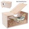 1 Set Bird Breeding Box Transparent Smooth Edges Outdoor Bird Parrot Parakeet