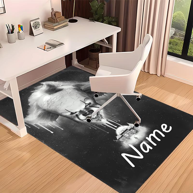Custom Personalization Pennywise the Dancing Clown Print Area Rug - Soft, Washable Non-Slip Indoor Mat,Living Room,Home&Office Decorative Rug