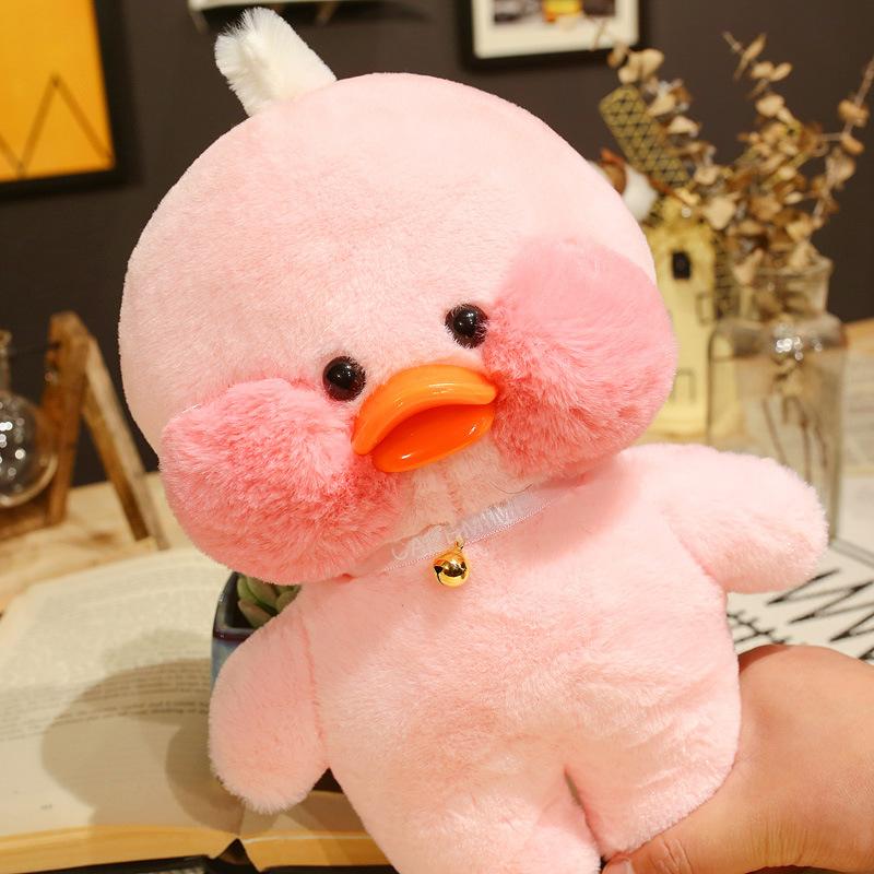 Plush Toy Duck With Hyaluronic Acid, Popular Duck, Lalafanfan Cafe Mimi Ins, Little Yellow Duck - A Gift For Children