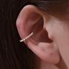 Minimalist Rhinestone Ear Cuff for Women - No Piercing Required, European & American Style