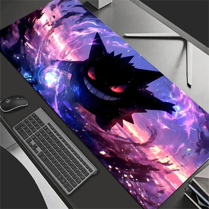 Kawaii Mouse Pad Anime Cute Gabinete Gamer Computer Desk Mat Keyboard Gaming Accessories P-Pokemons G-Gengar Mousepad for Lol