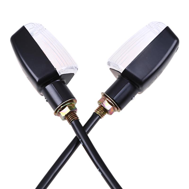 1Pair Universal Motorcycle Turn Signals Light LED Indicators Flasher Amber Blinker Signal Lamp