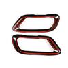 Pair Exhaust Pipe Cover Stickers For Bmw X5 G05 X7 G07 2019-21 M Sports Version
