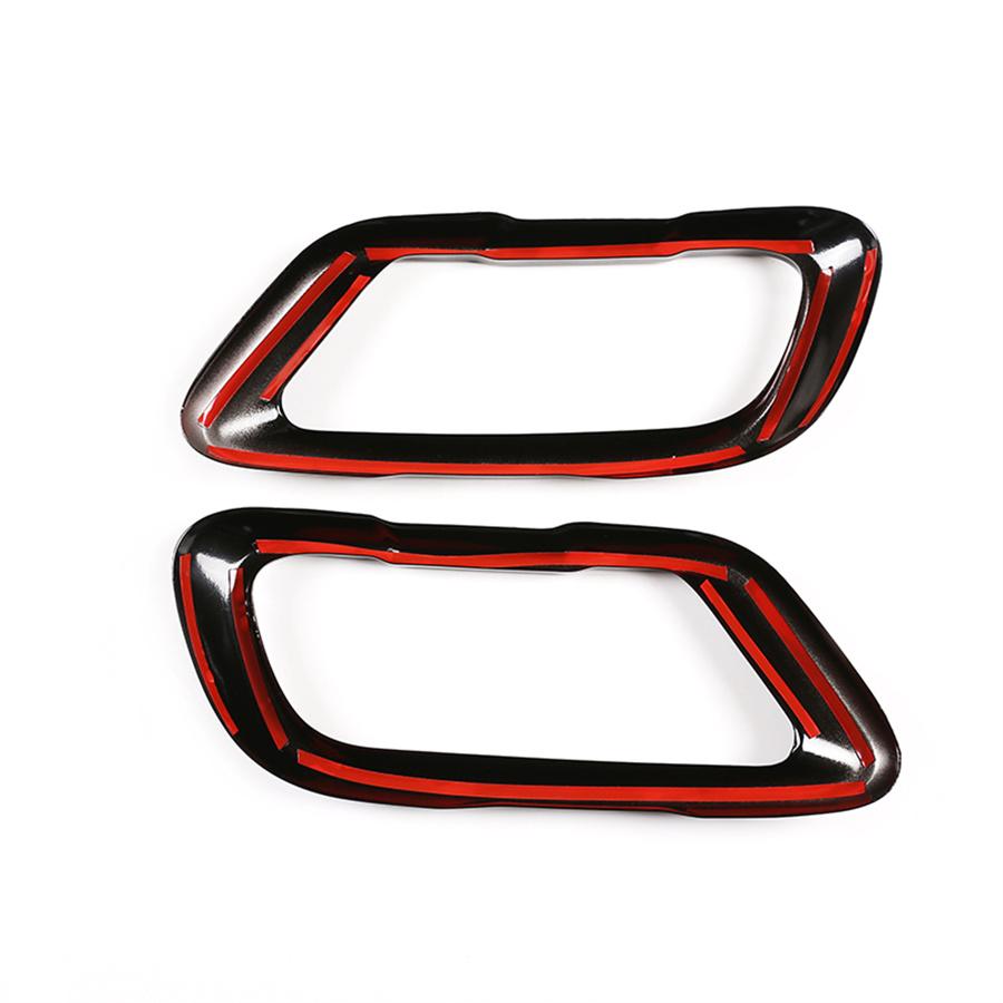 For 2019-2021 BMW X5 G05 X6 G06 X7 G07 M Sports Exhaust Pipe Cover Stickers Trim