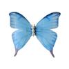 1 Pair Women Hairpin Gauze Butterflies Decor Hair Clips Retro Style Non-slip Durable Hairpin Hair Accessories