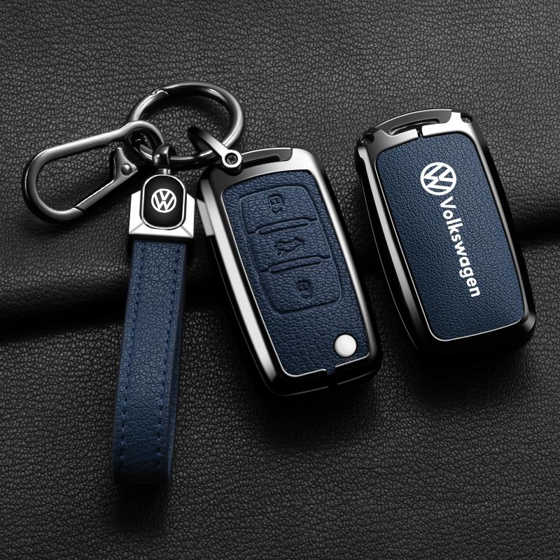 Car Zinc Alloy Key Case Cover Shell For Volkswagen VW Polo Golf Passat Tiguan Beetle T5 Up Eos Langyi Sagitar Jetta Weiling Bora