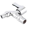 G1 2" Stainless Steel, Bathroom Washing NaMachine NaMachine Faucet Laundry Electroplating Flat Open Wall Mounted Water Faucet Single Cold Tap