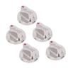 5Pcs Gas Stove Knob Cover Control Dial Knobs Stainless Steel for DG64?00472A DG64?00473A