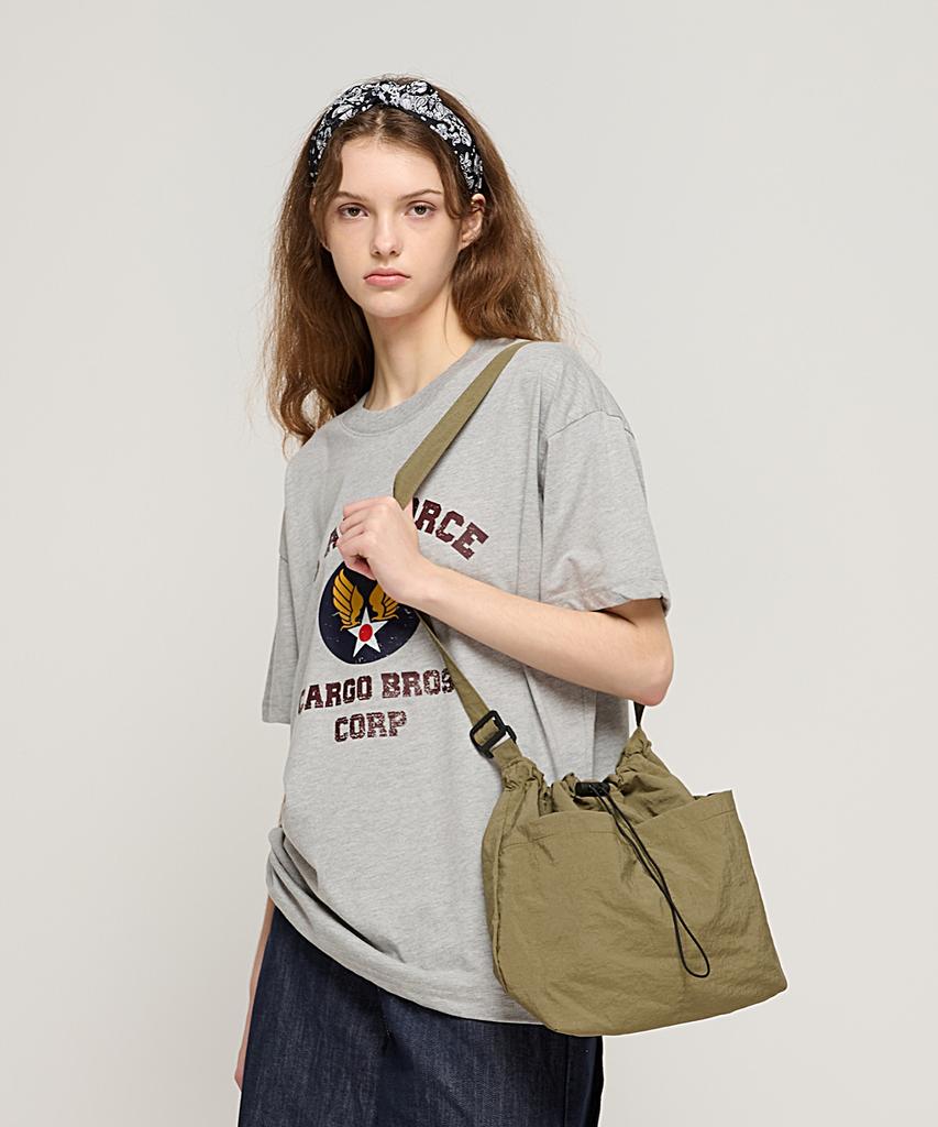 Cargobros For Woman Light String 2-Way Crossbody Bag (Khaki)