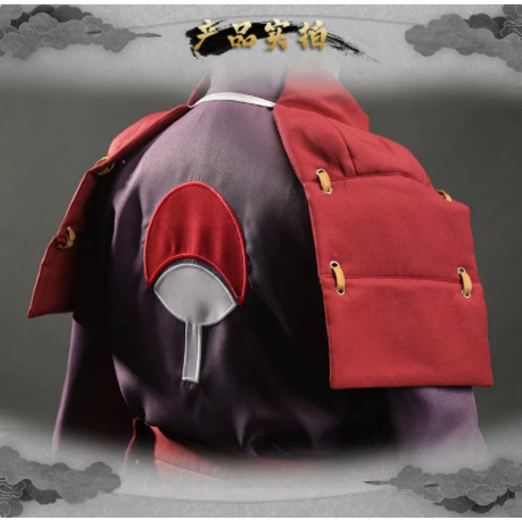 Anime Akatsuki Uchiha Madara Cosplay Kostüm Mann Rüstung Futter Hose Anzug Halloween Kostüm Party Kostüm