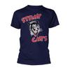 NY STRAY CATS Band Tung Bomull Marinblå S-5XL T-shirt För Fans BT693 Unisex T-shirt