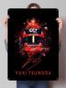 Yuki Tsunoda Racer Posters F1 Racing Metal Signs Decor for Room Decoration Custom Tin Plates for Wall Art Decoration Retro Home