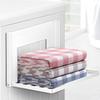 Yonace Folding Magnetic Washing Machine Rack with Strong Bathroom Towel Indoor Drying Rack for Pajamas and Fits and 8kg Weight Capacity Fixation,